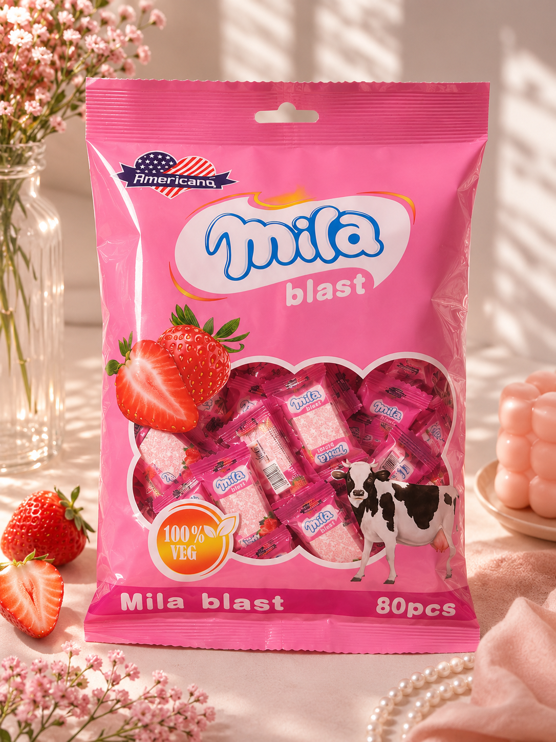 Viral cow milk candy americano
