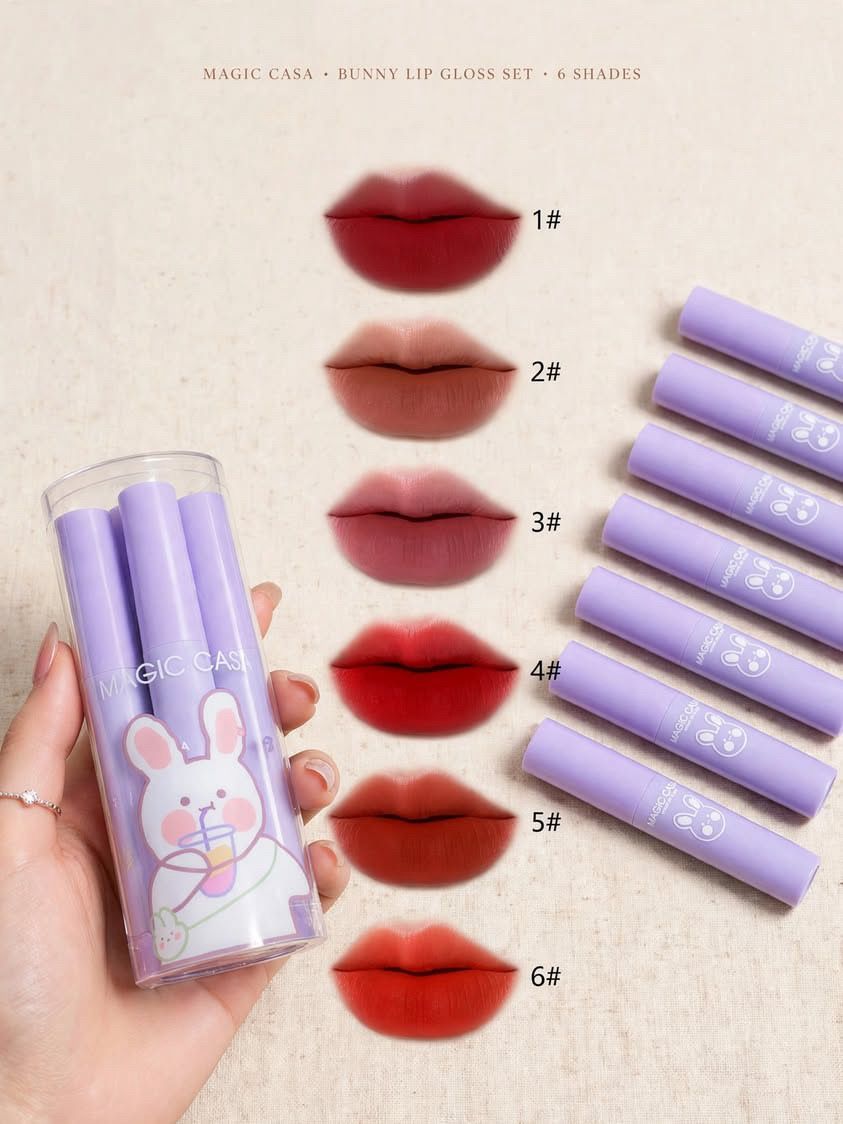 Magic casa lip matte 6 pcs 450