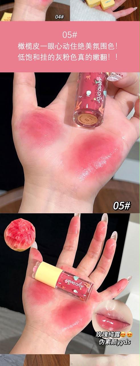 A Jojo diary flower lip glaze