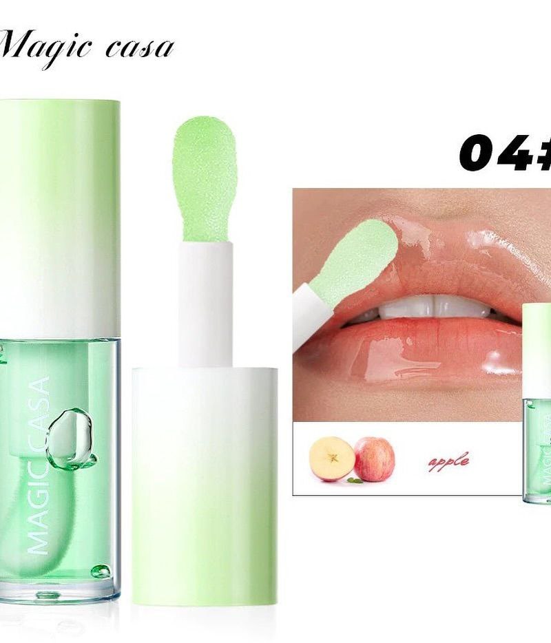 Transparent lip gloss