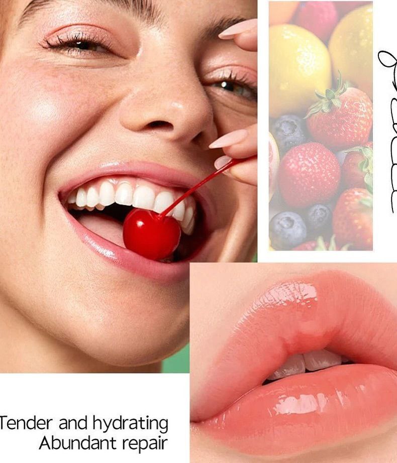 Transparent lip gloss