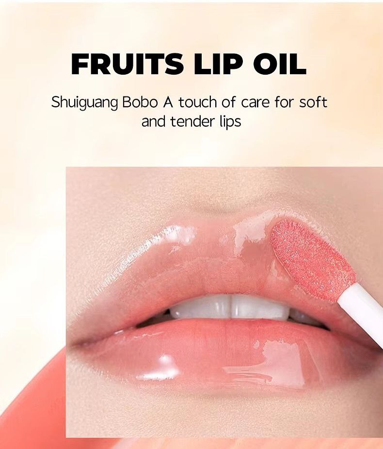 Transparent lip gloss