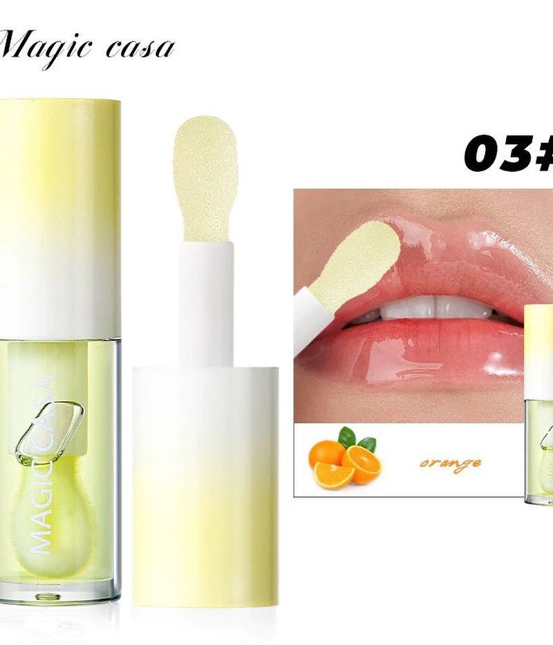 Transparent lip gloss