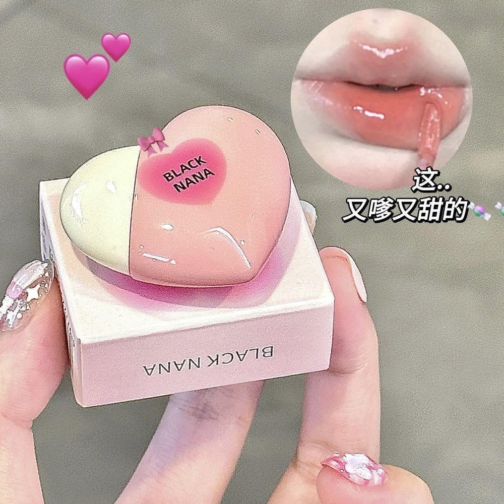 BLACK NANA heart lip gloss