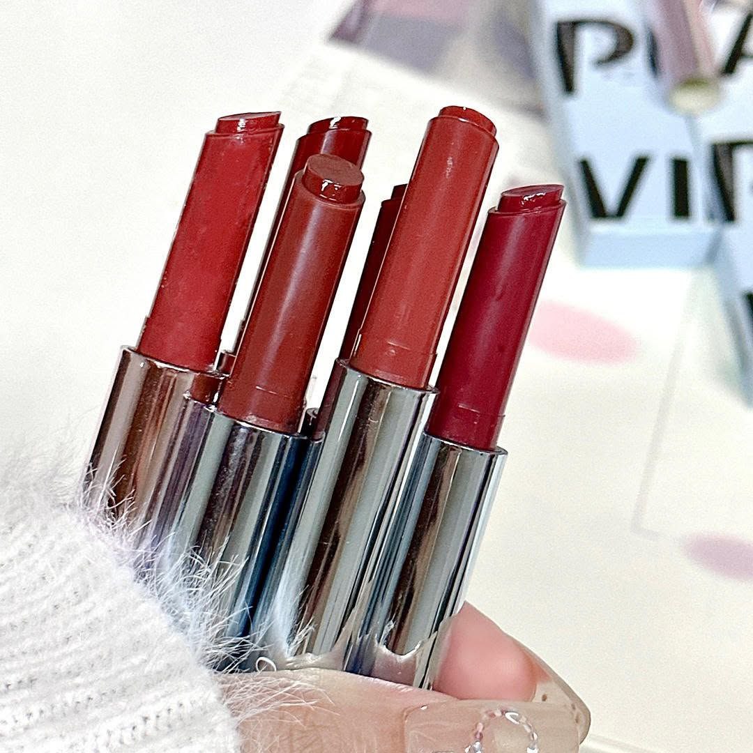 Cappuvini slim press mirror lipstick glossy