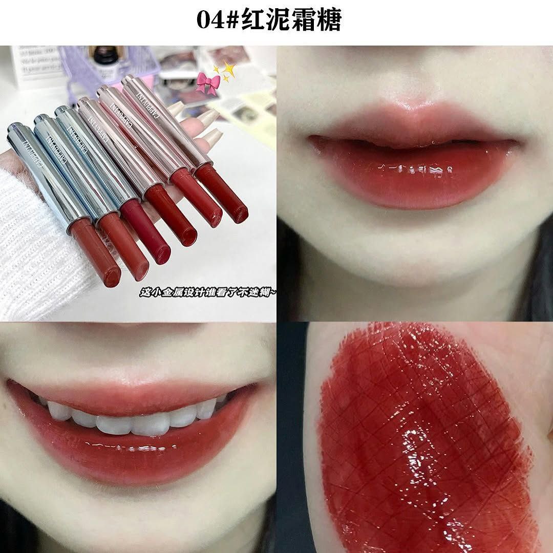 Cappuvini slim press mirror lipstick glossy