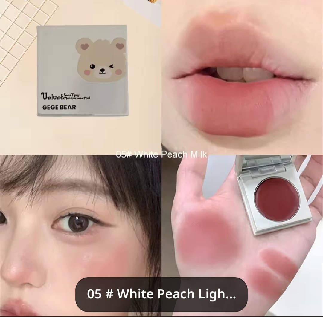 GEGE BEAR BLUSH & lip mud (2 in 1 )