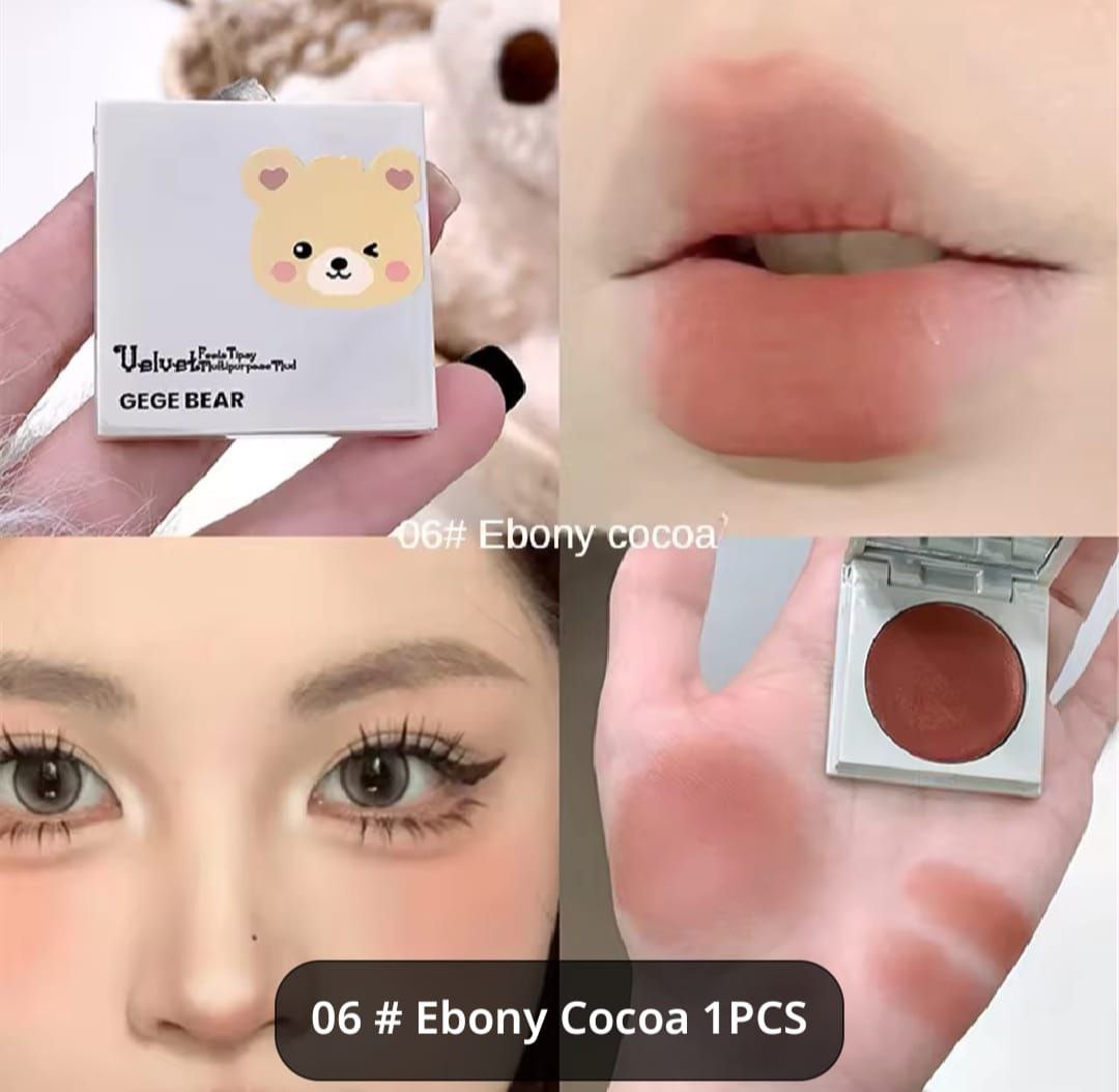 GEGE BEAR BLUSH & lip mud (2 in 1 )