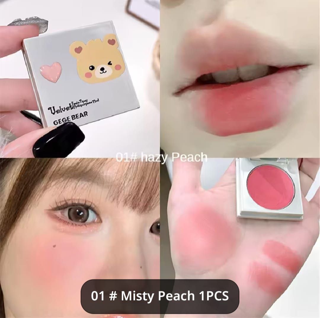 GEGE BEAR BLUSH & lip mud (2 in 1 )