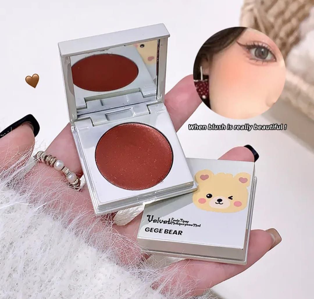 GEGE BEAR BLUSH & lip mud (2 in 1 )