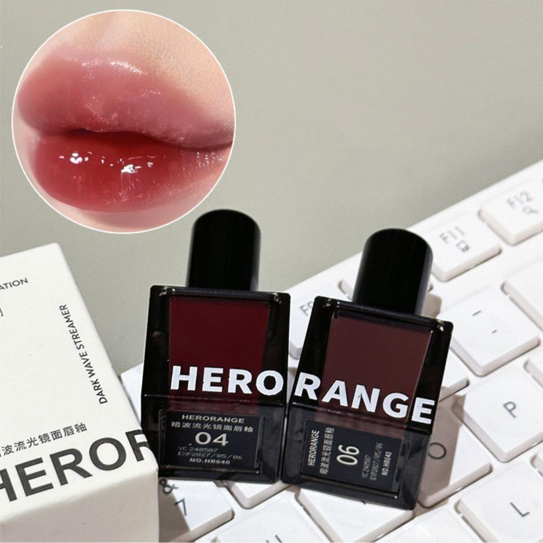 Herorange tinted lip gloss