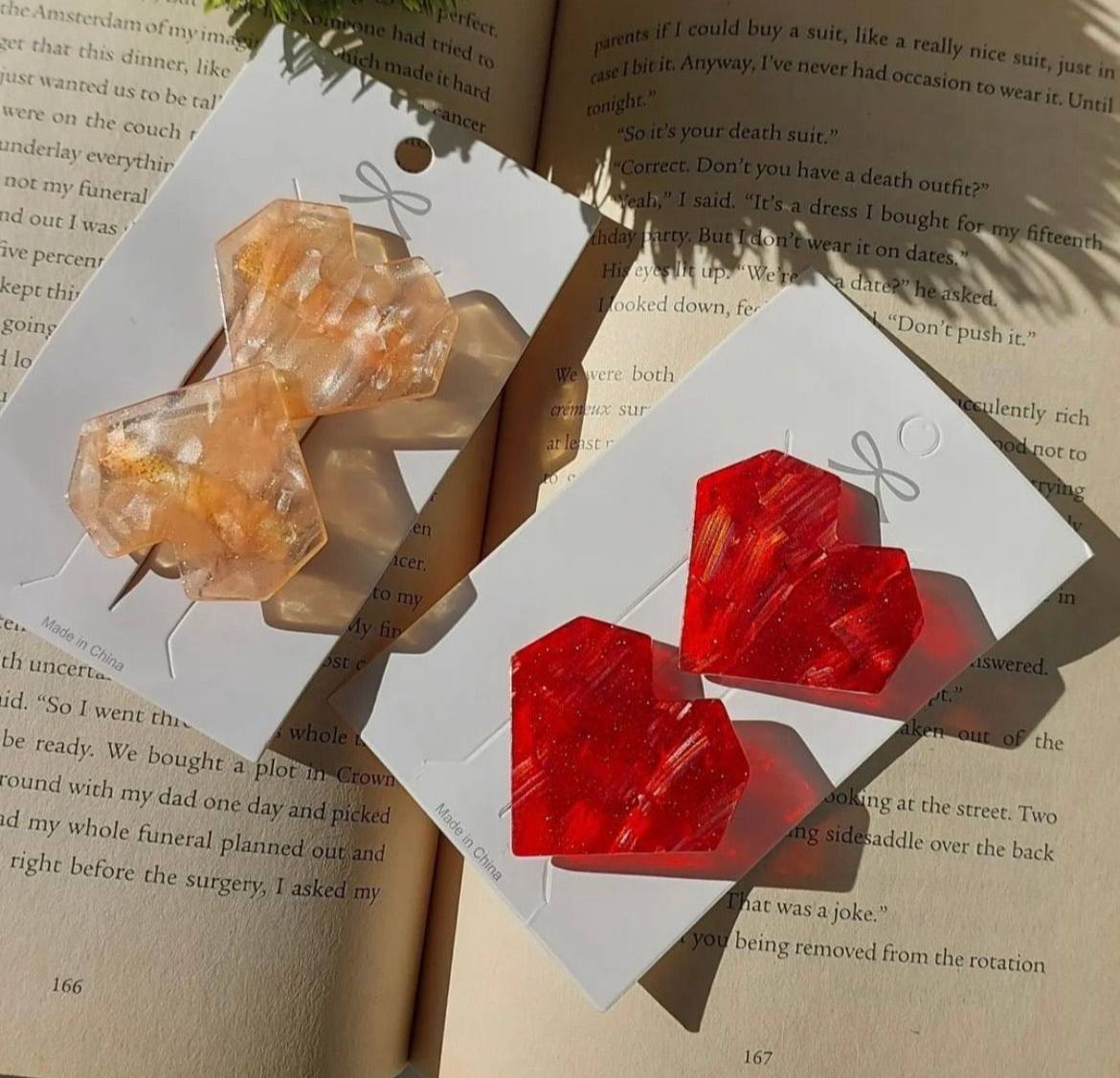 Raisin hair clip daimond