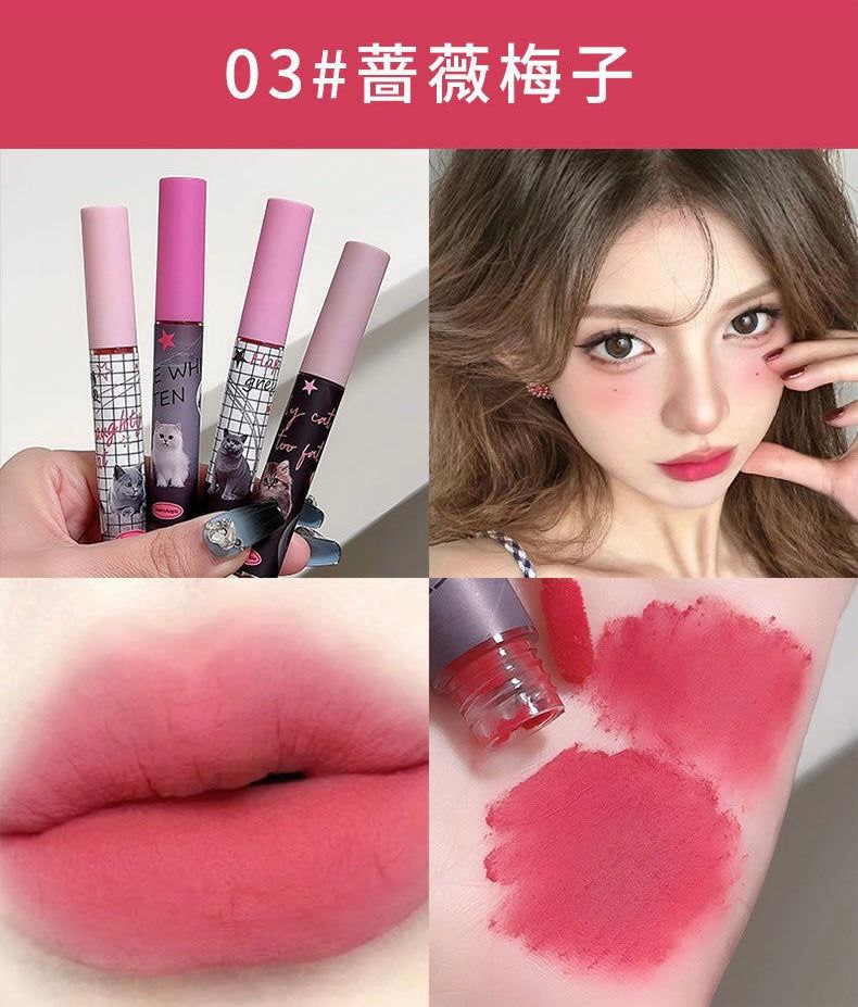 Z DaimAnpu Cute Cat Velvet lipstick