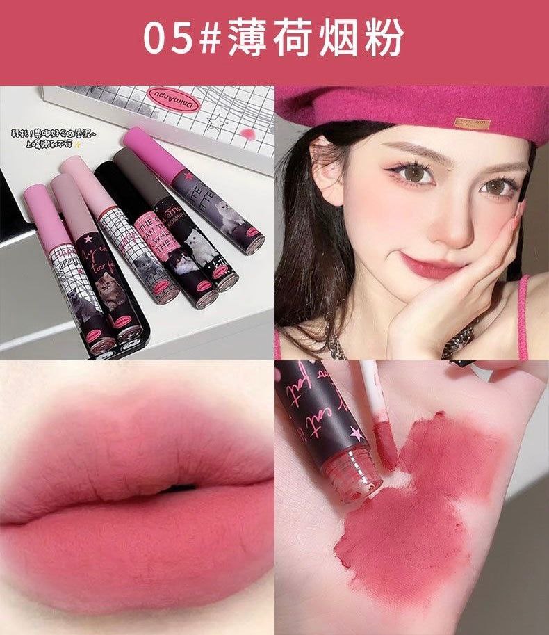 Z DaimAnpu Cute Cat Velvet lipstick