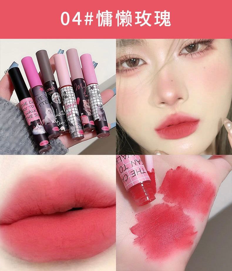 Z DaimAnpu Cute Cat Velvet lipstick
