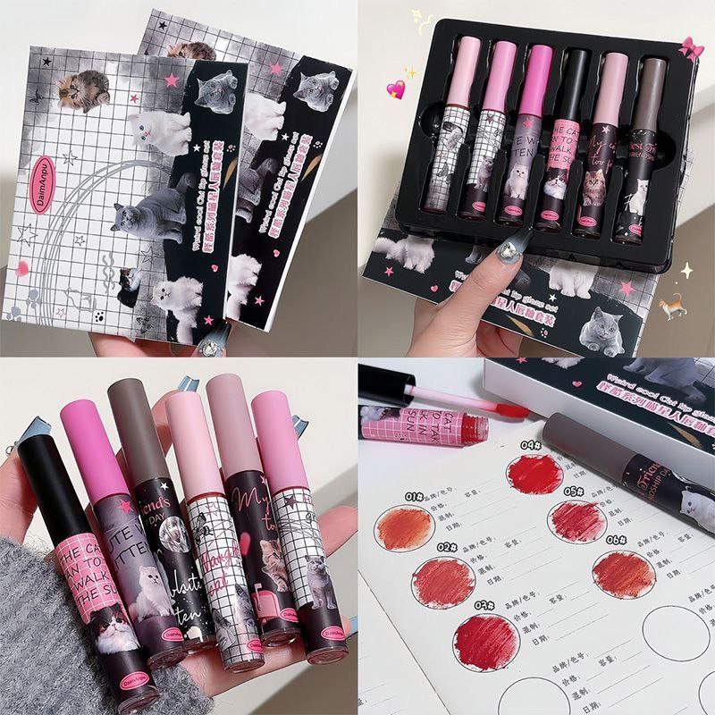 Z DaimAnpu Cute Cat Velvet lipstick
