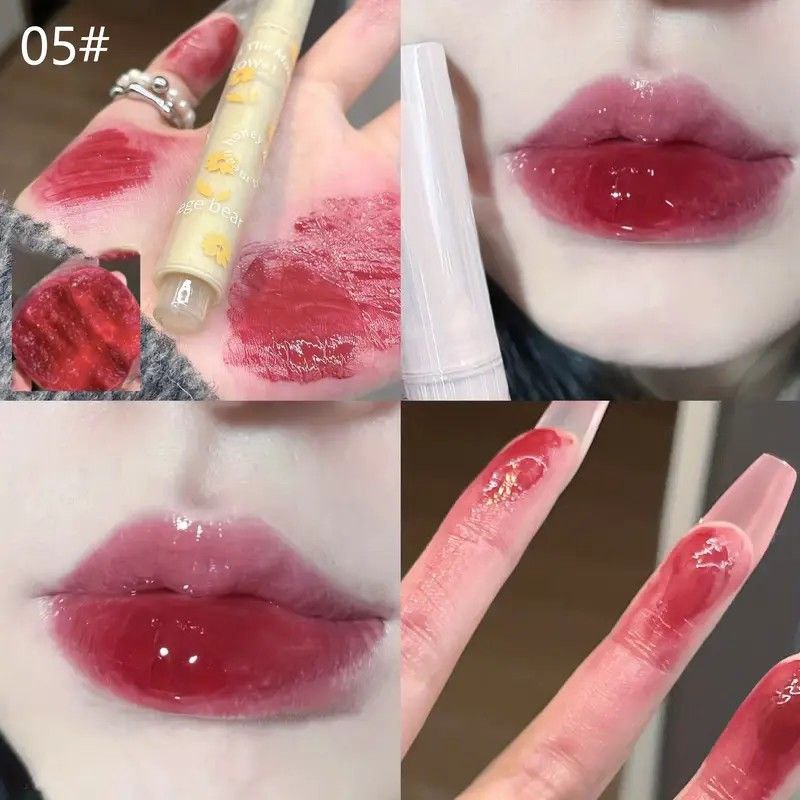 A aGEGE BEAR HEART SHAPED LIPSTICK / LIPGLOSS