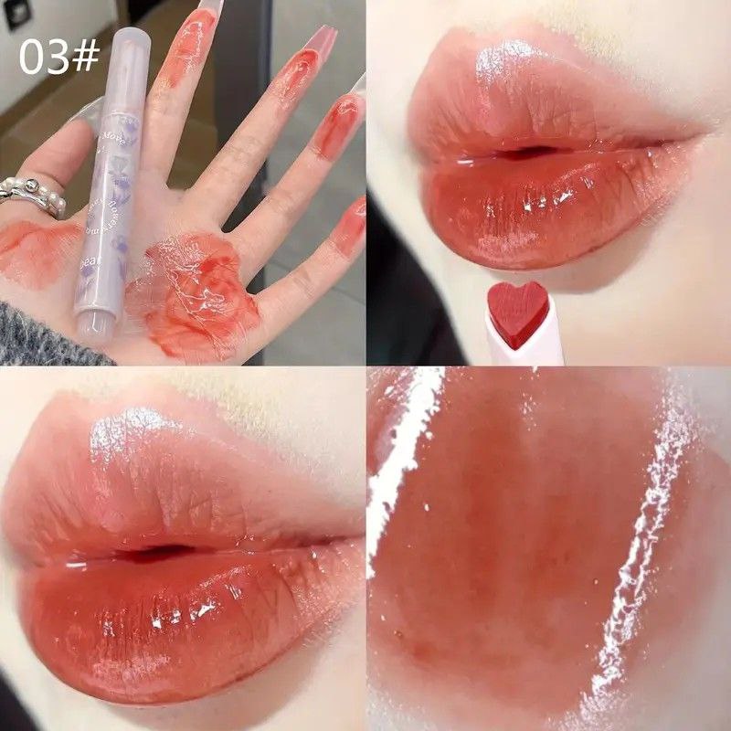 A aGEGE BEAR HEART SHAPED LIPSTICK / LIPGLOSS