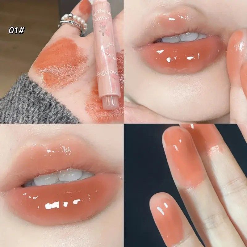A aGEGE BEAR HEART SHAPED LIPSTICK / LIPGLOSS