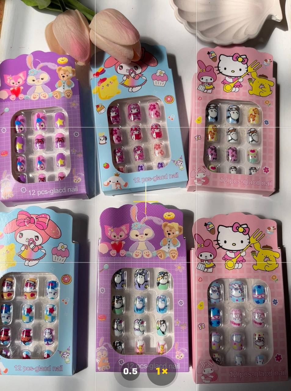 Plastic press on nails