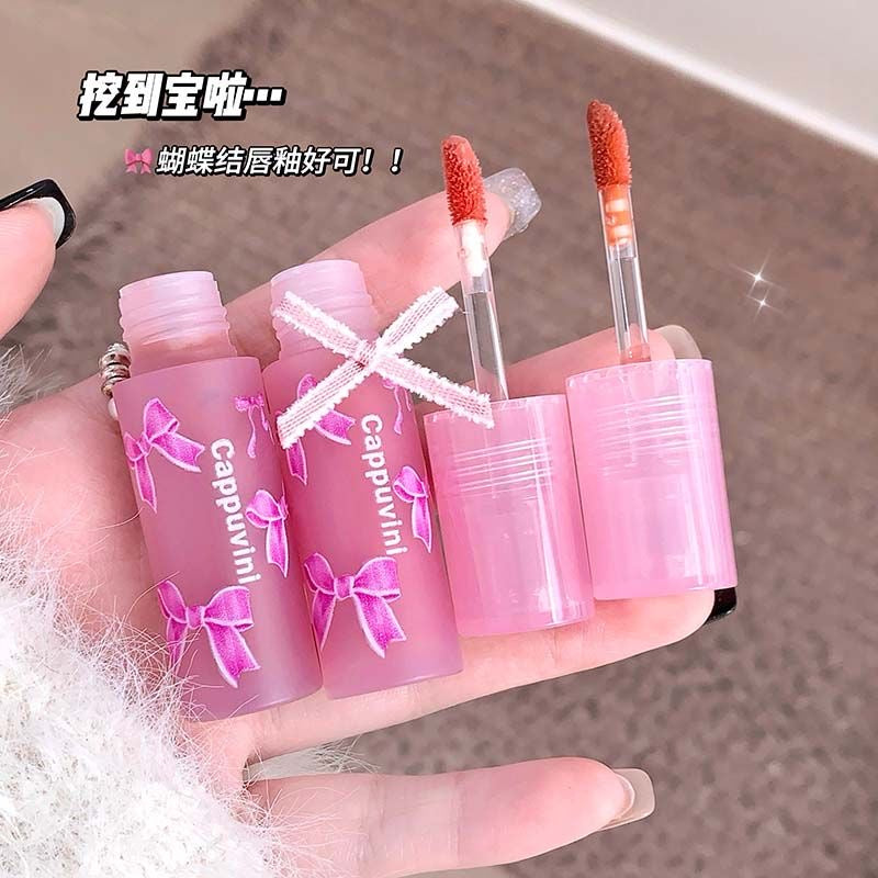 Cappuvini lipgloss & lipmud lipstick 4 pcs box