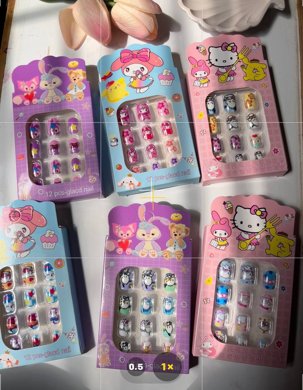 Plastic press on nails