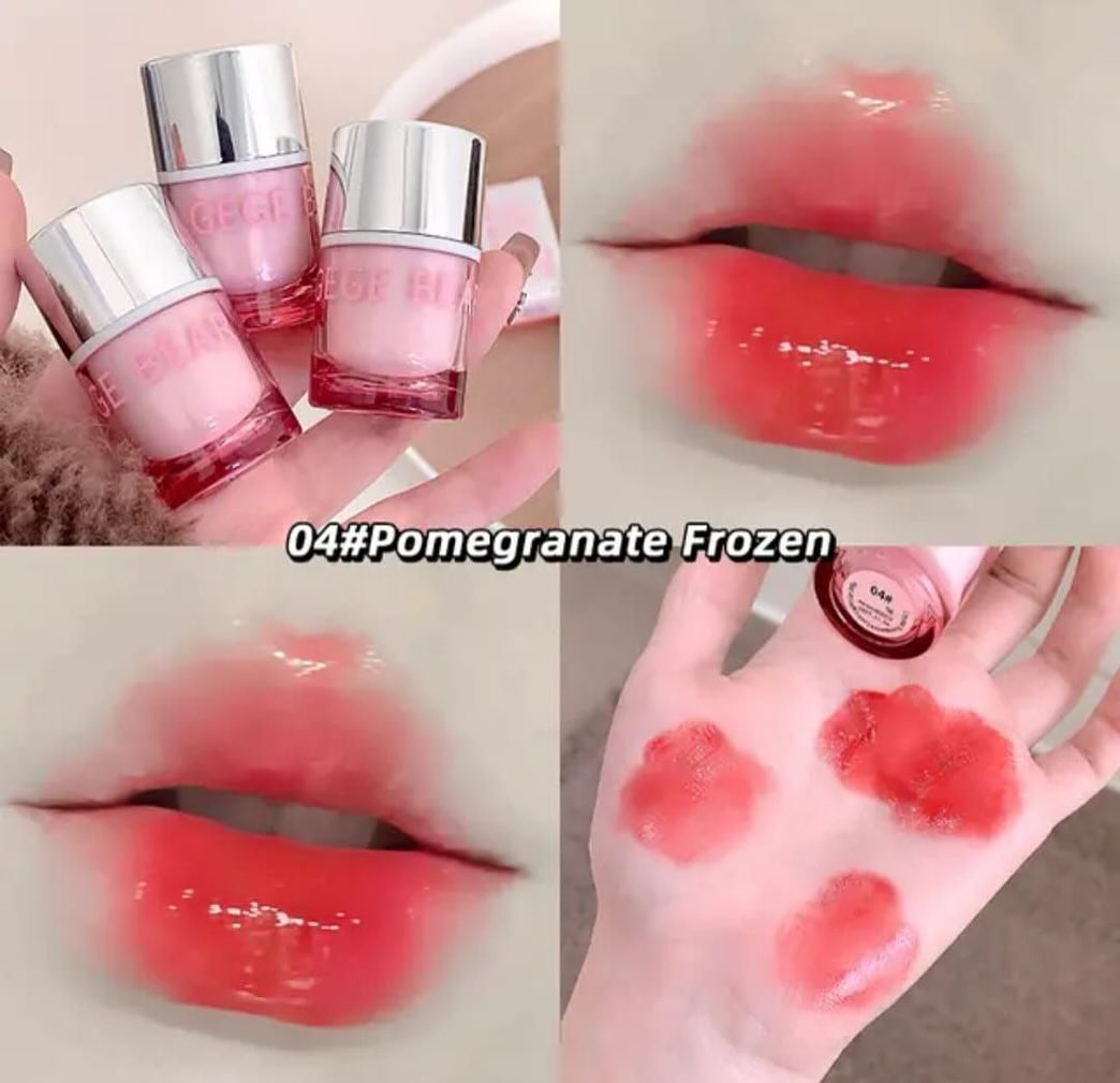 A Gege bear cute cube lipgloss