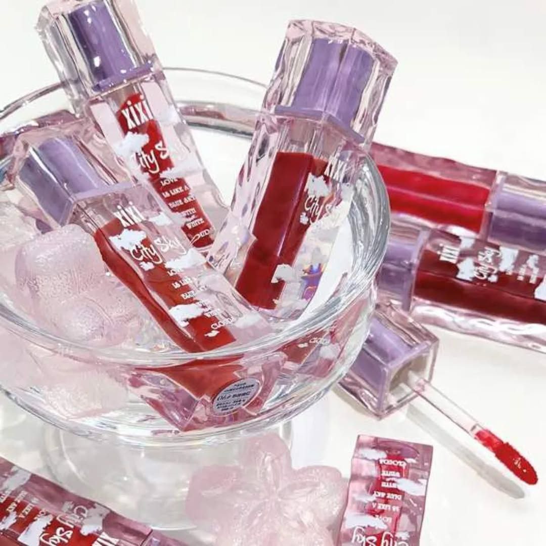 xixi city sky tinted lipgloss