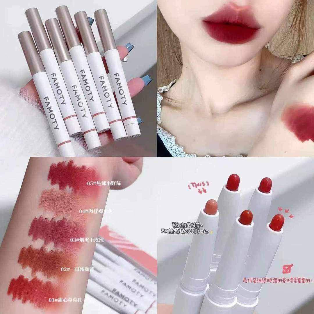 FAMOTY LIPSTICK & LIP LINER 2 IN ONE
