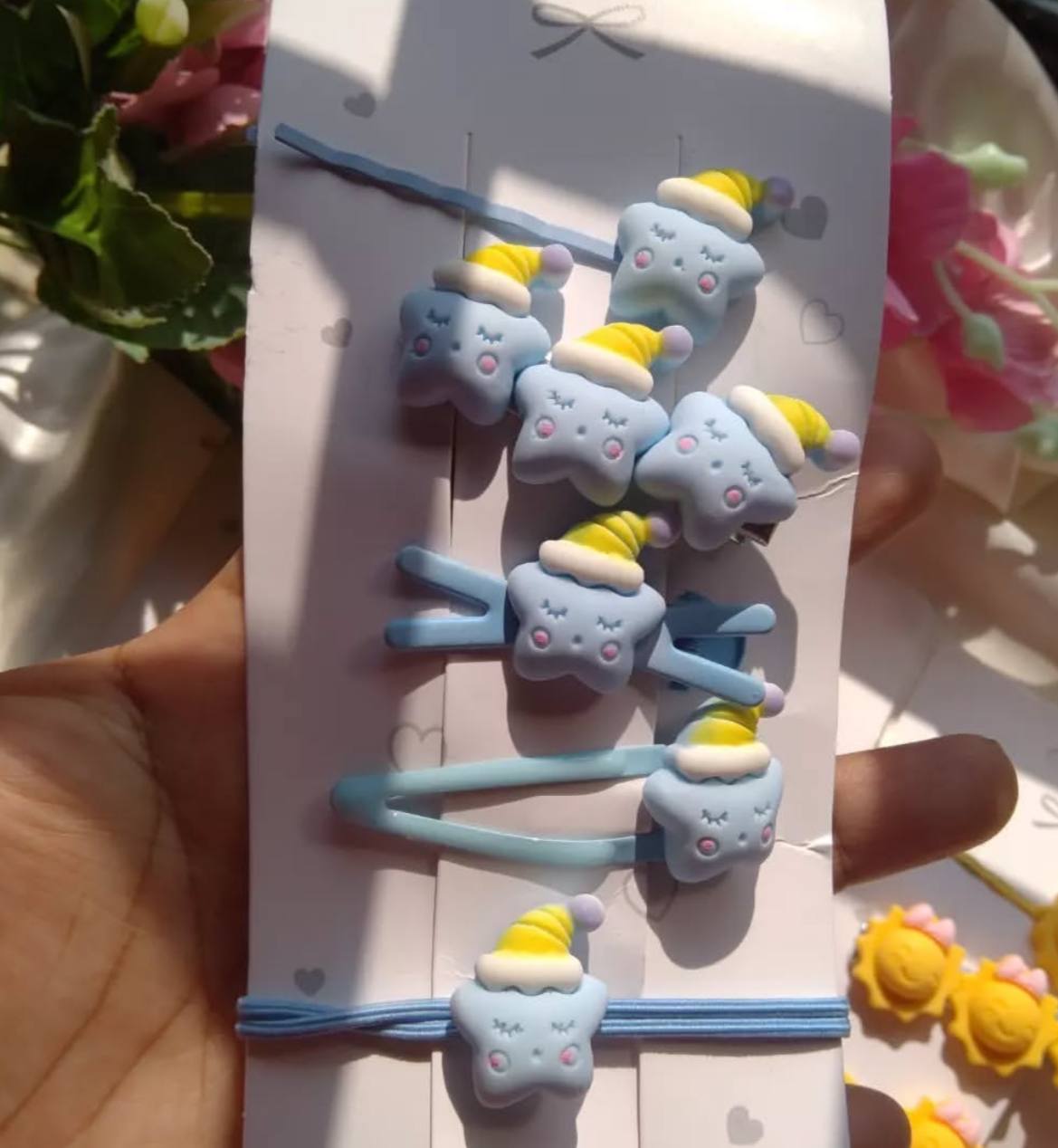 Cute hair clip card