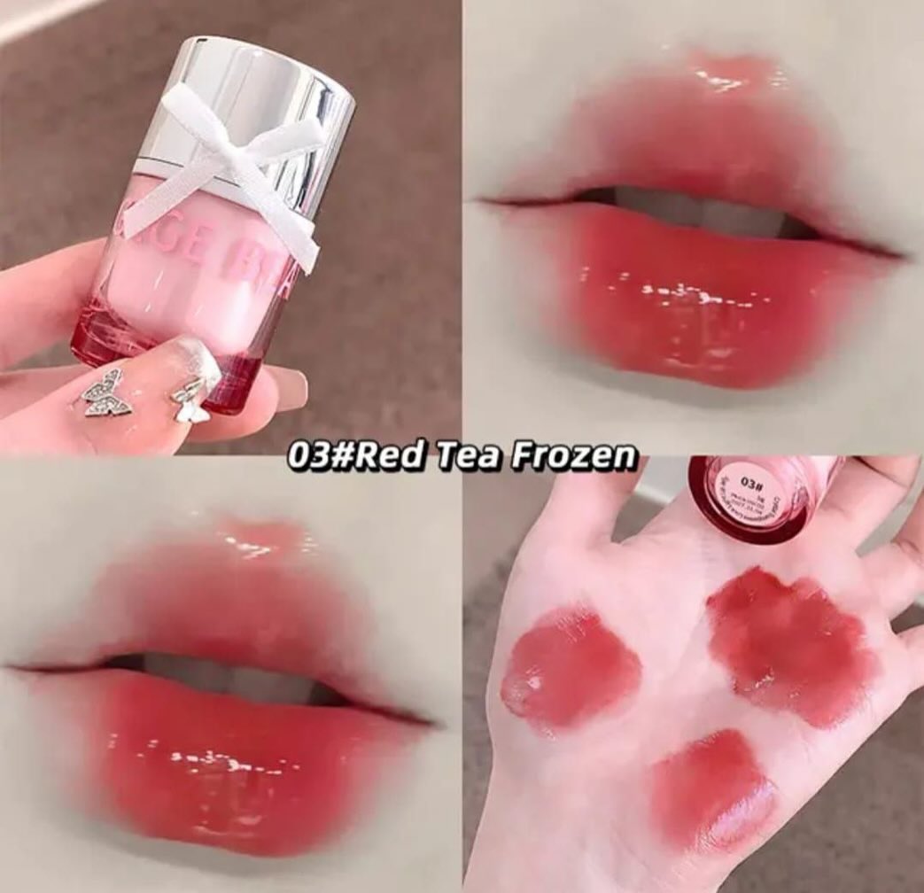 A Gege bear cute cube lipgloss