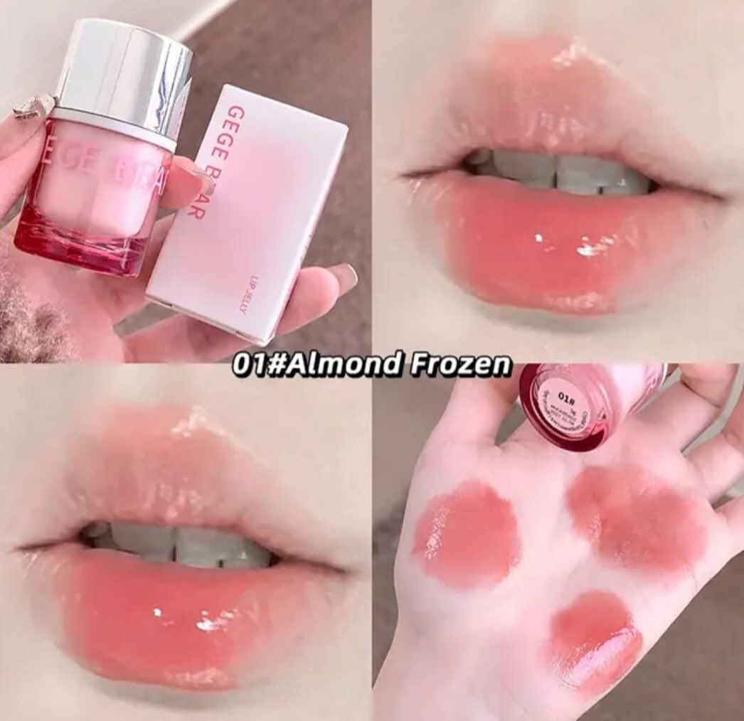 A Gege bear cute cube lipgloss