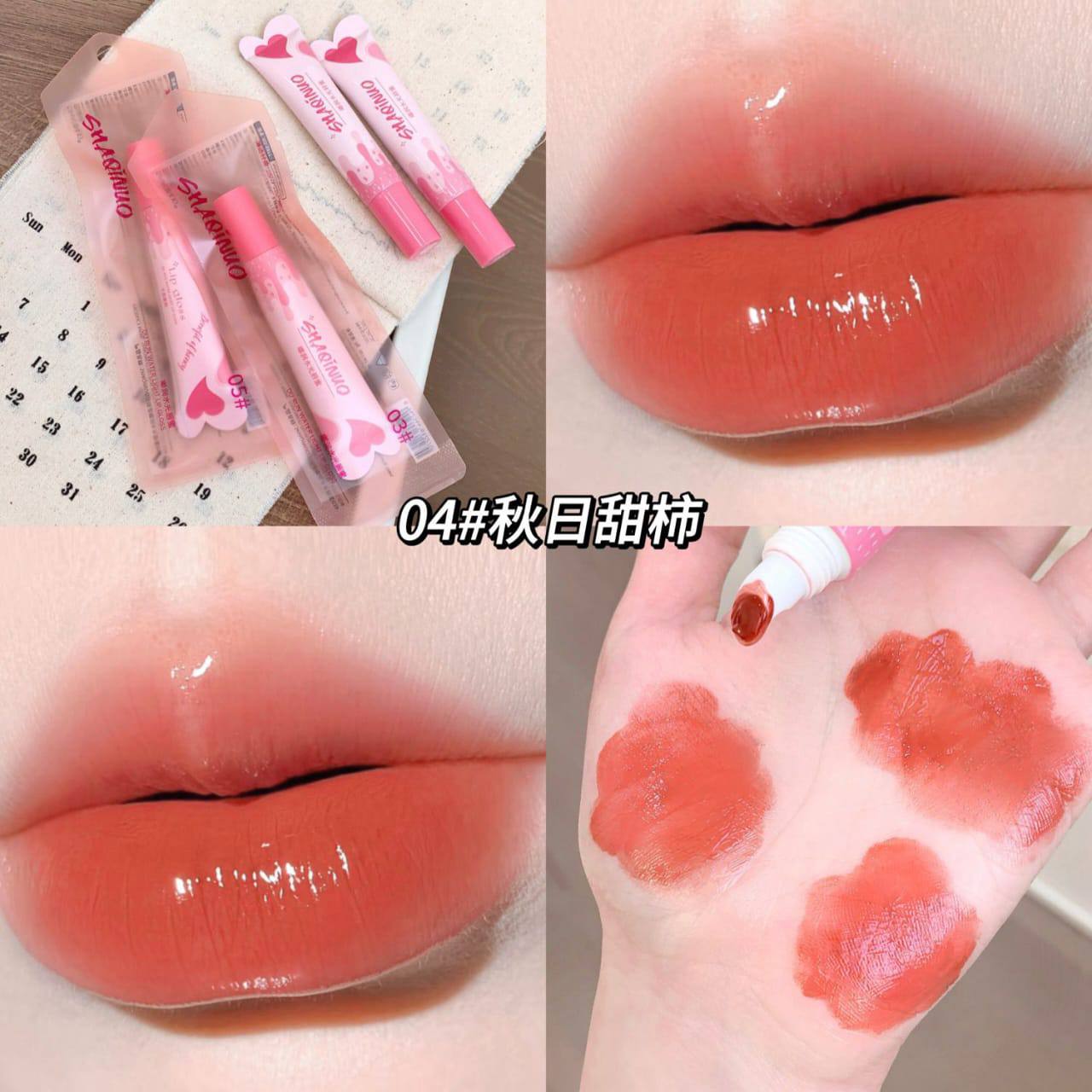 Shaquino lipgloss 6 pcs set