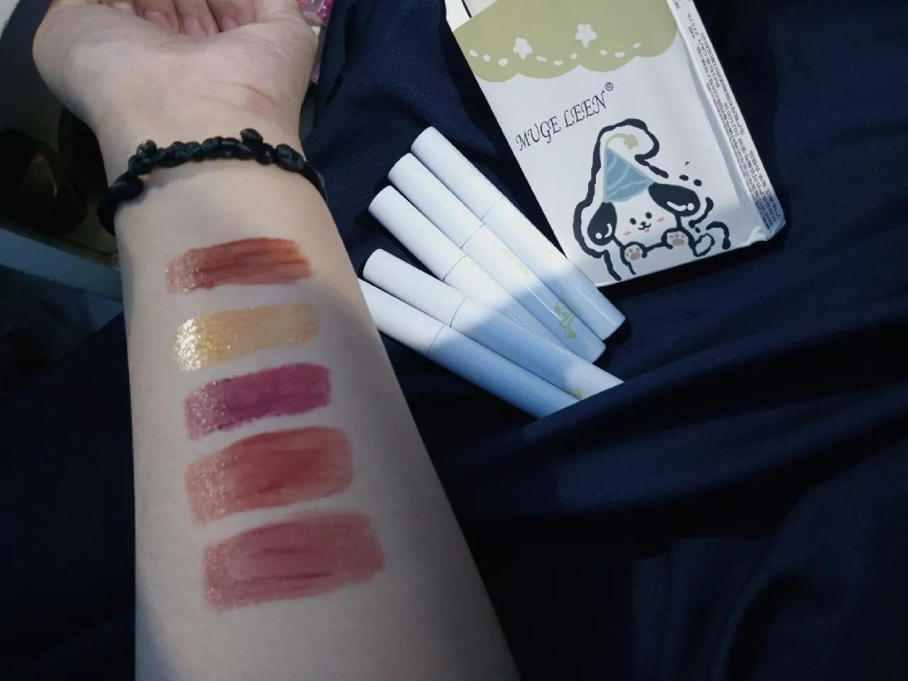 A Mugleen velvet smooth lipmud 5 pcs box