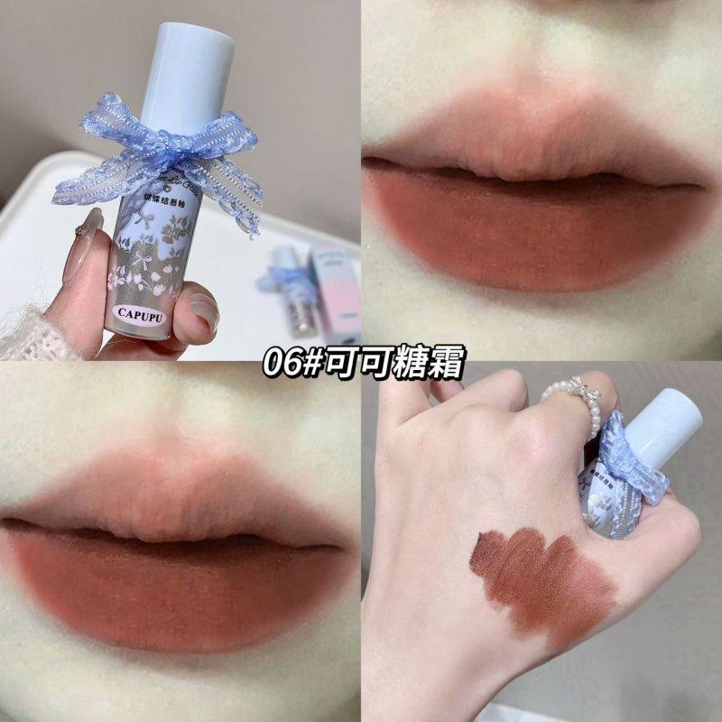 Capupu velvet smooth lipmud 6 pcs set