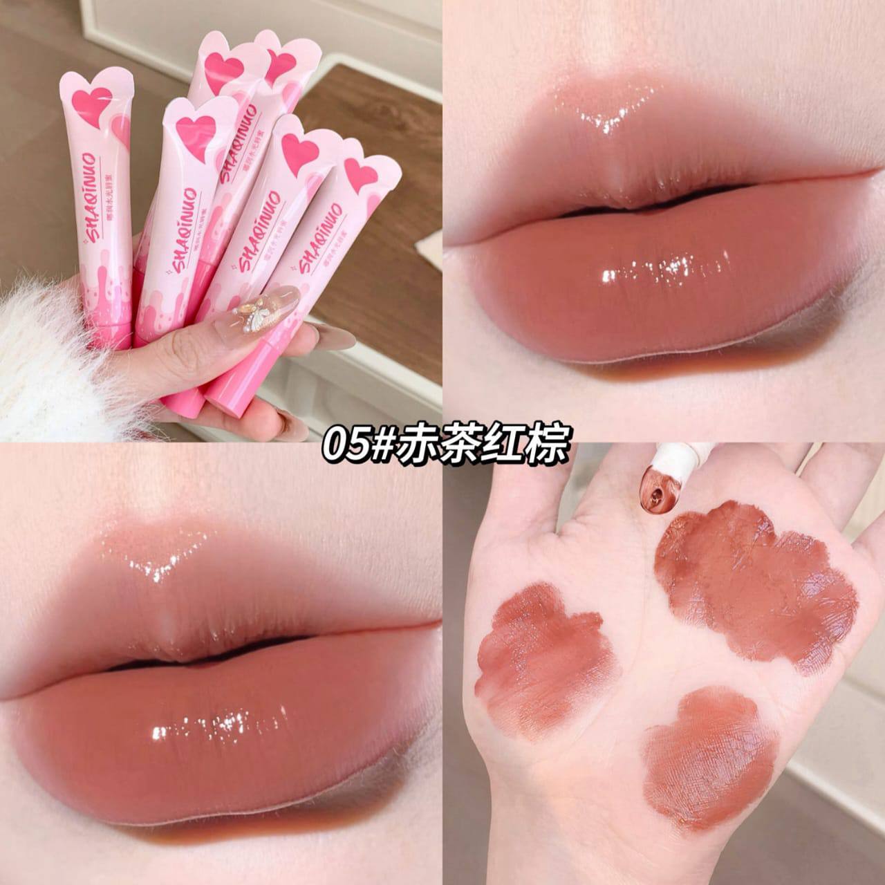 Shaquino lipgloss 6 pcs set