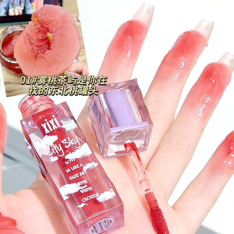 A axixi city sky tinted lipgloss