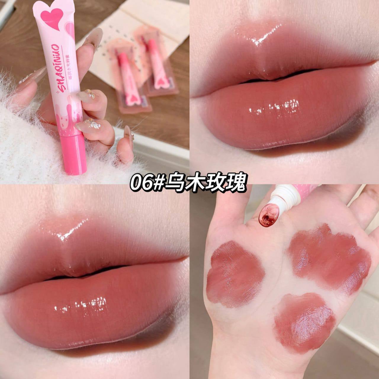 Shaquino lipgloss 6 pcs set