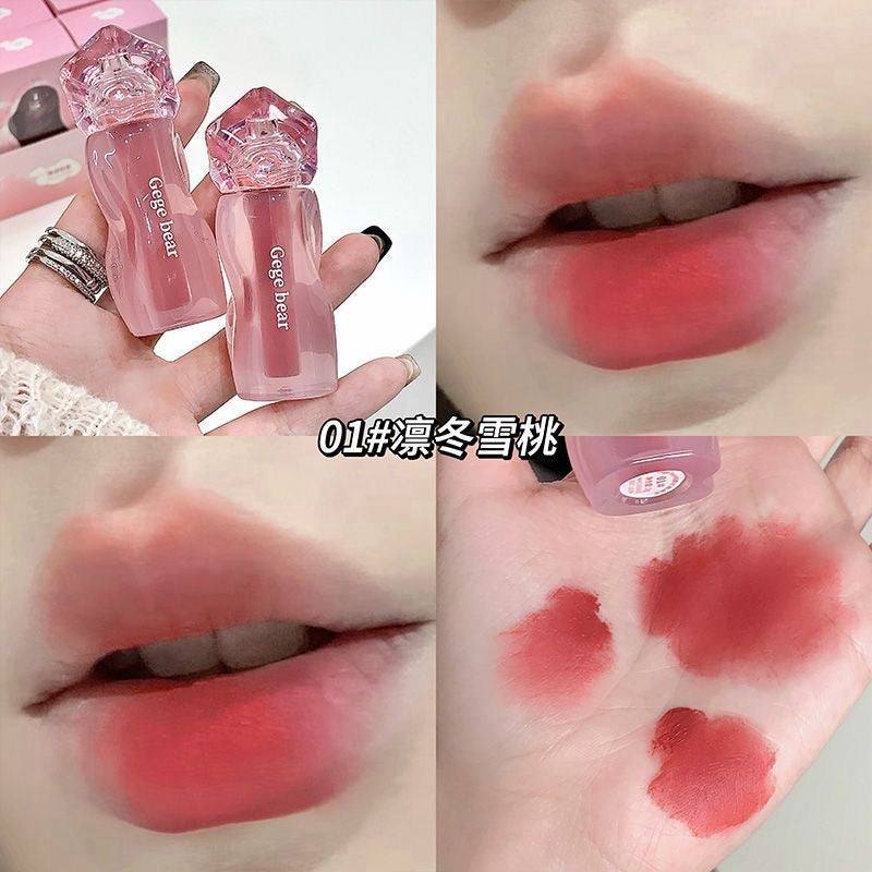A Gege bear velvet lipmud lipstick