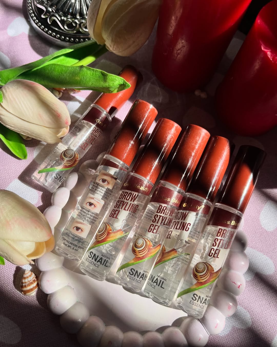 Eyebrow styling gel