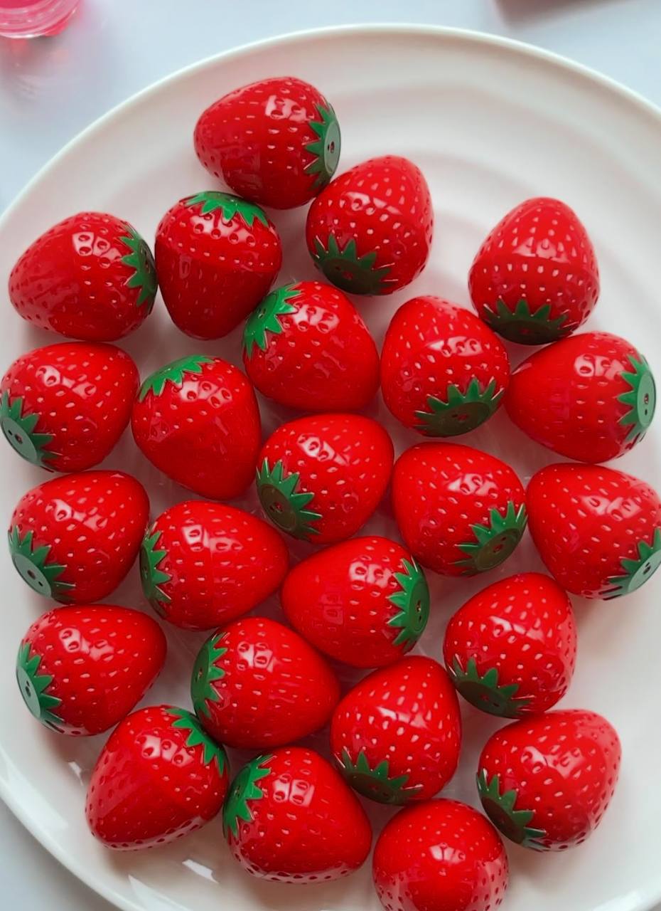 A Strawberry Tinted Moisturizing Lip Balm