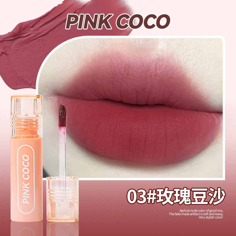 pink coco velvet smooth moisturizing lipmud