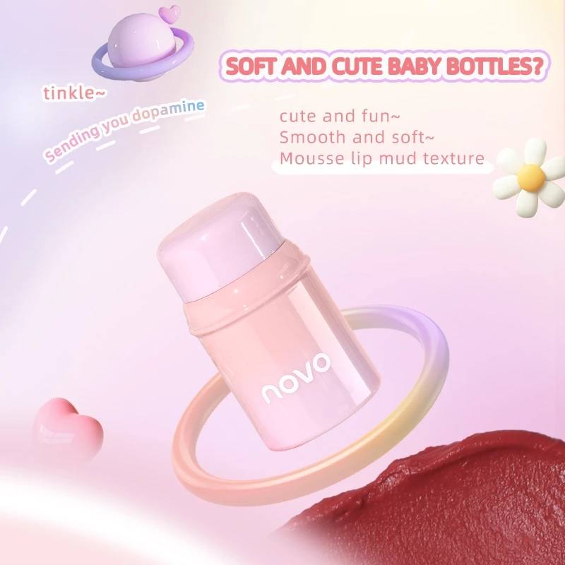 A cNovo mousse mud texture lipstick