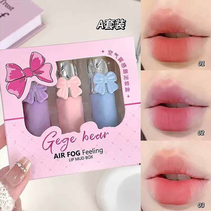 A Gege bear air fog feeling lip mud