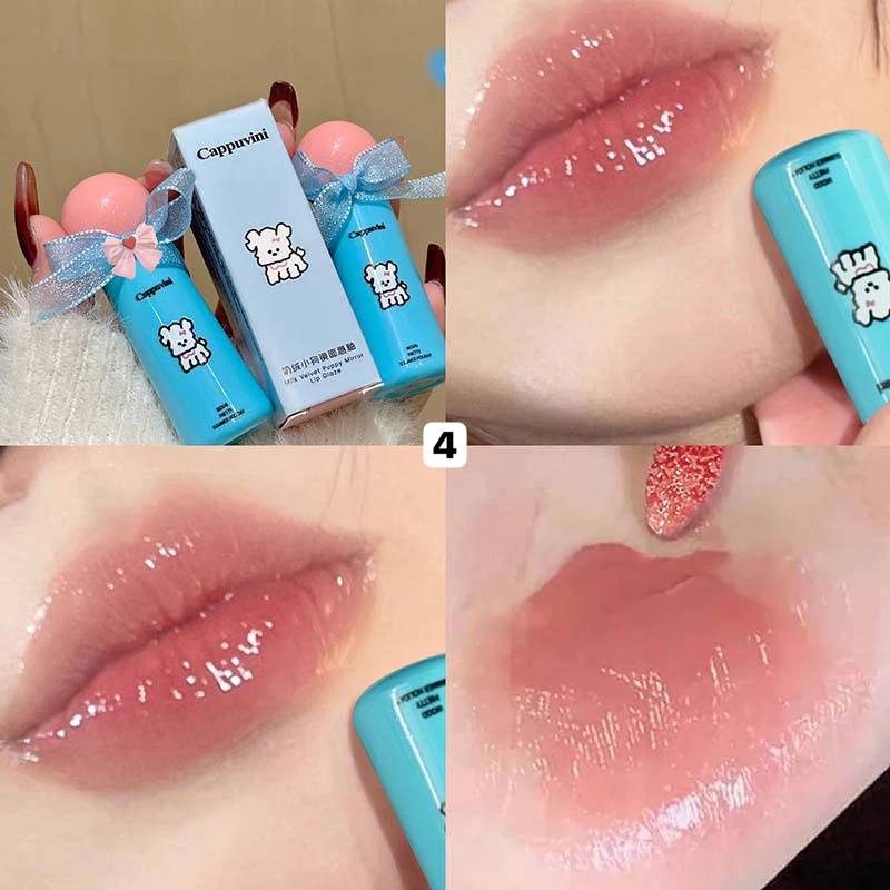 cappuvini bow lace lip tinted gloss