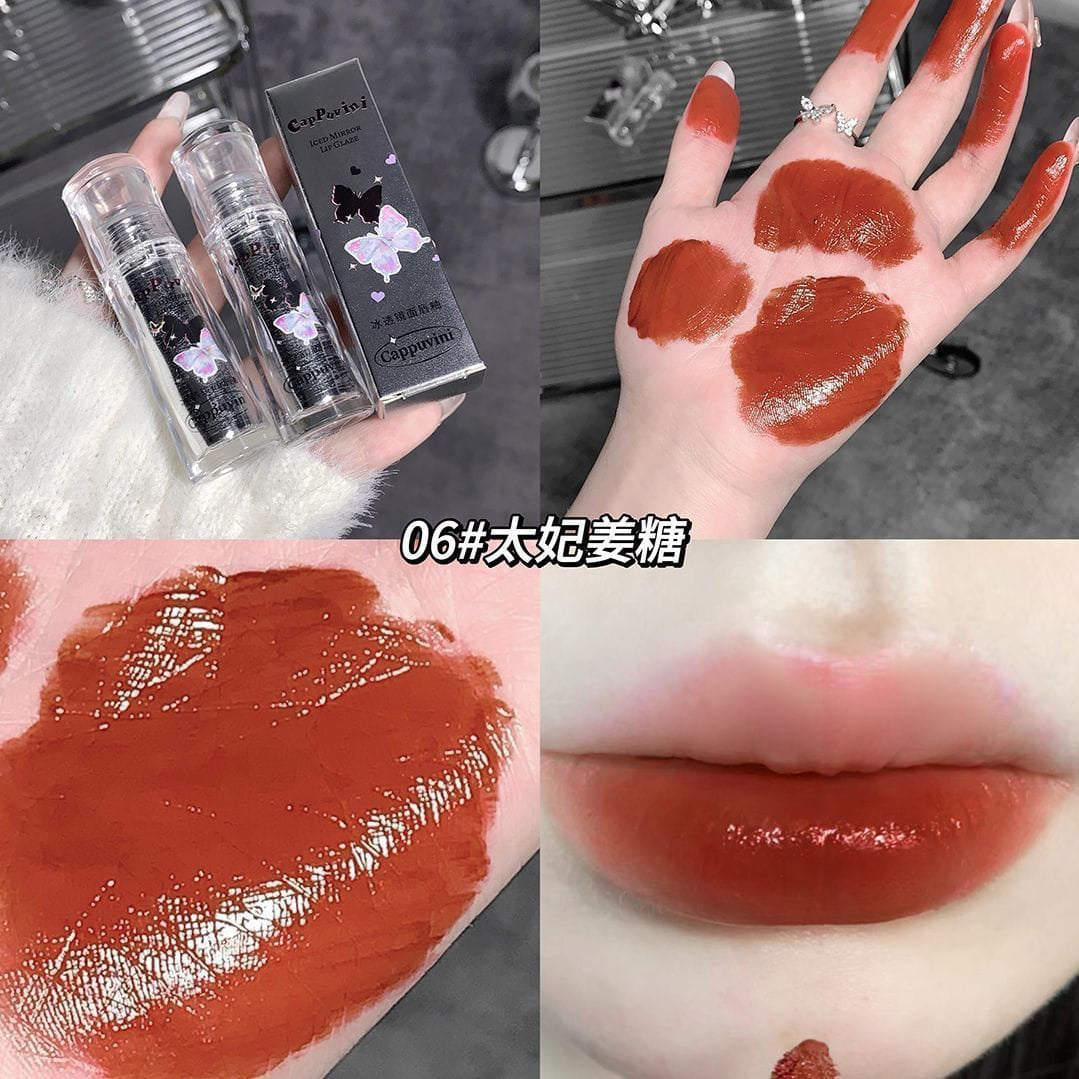 A cappuvini iced mirror lip glaze