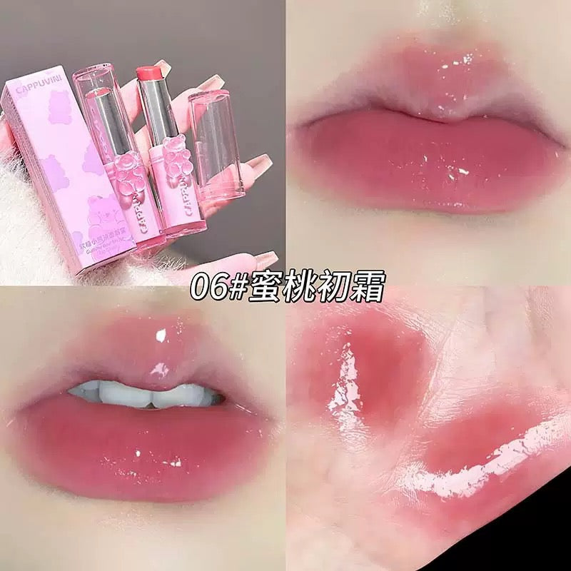 A cappuvini gummy bear mirror lip gloss