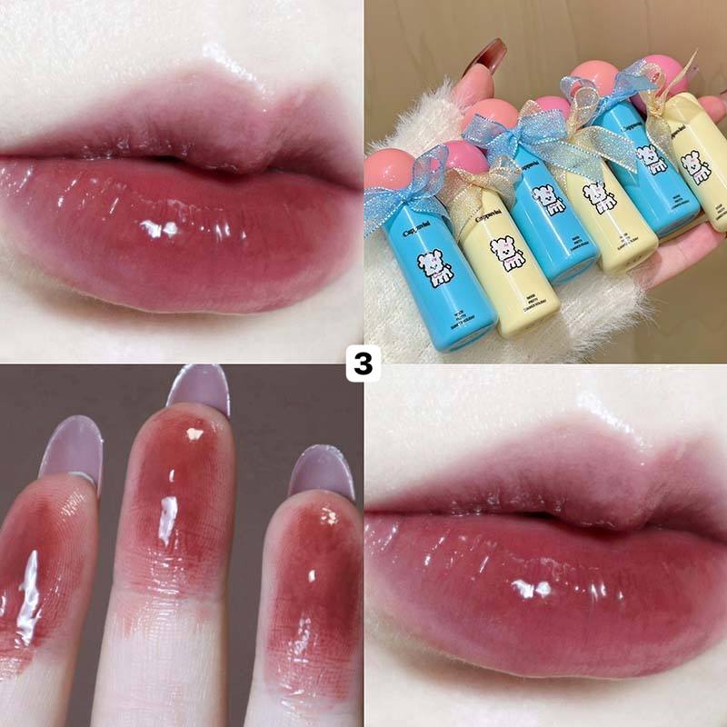 cappuvini bow lace lip tinted gloss