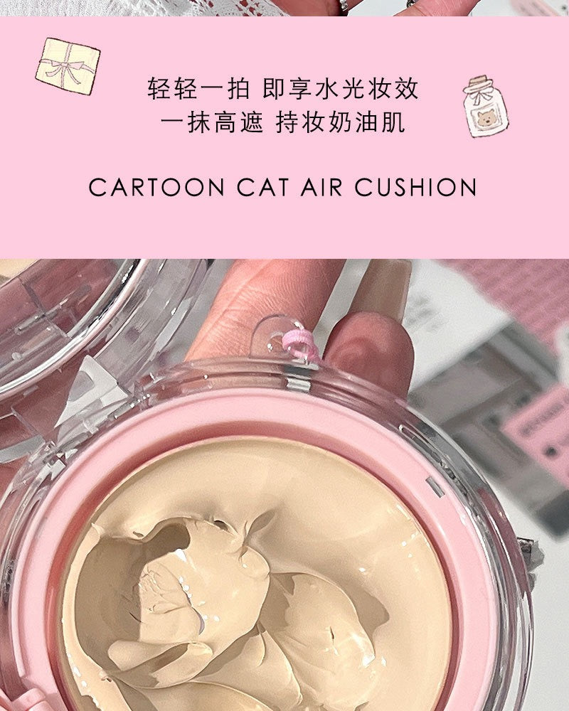 A JOJO DIARY  Air Cushion BB Cream Oil Control foundation Lasting Waterproof with  cute pearl lace charm 💗🌷🌷