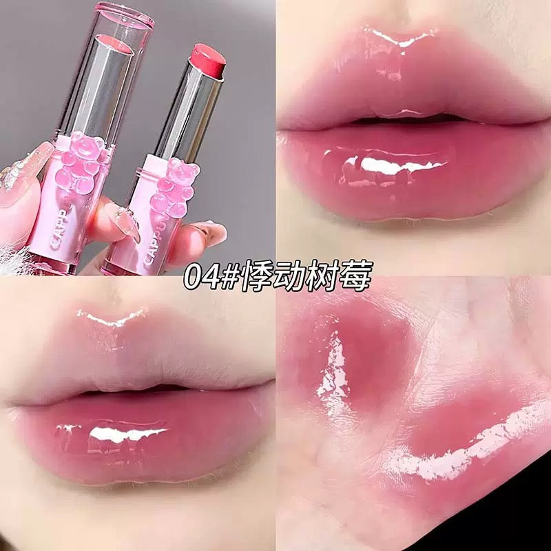 A cappuvini gummy bear mirror lip gloss